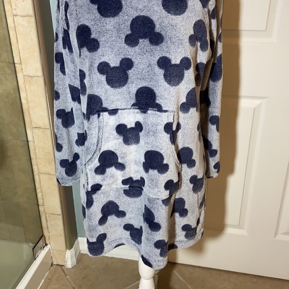 Nwt Disney Mickey Mouse Fleece Lounge Hoodie - Picture 9 of 14